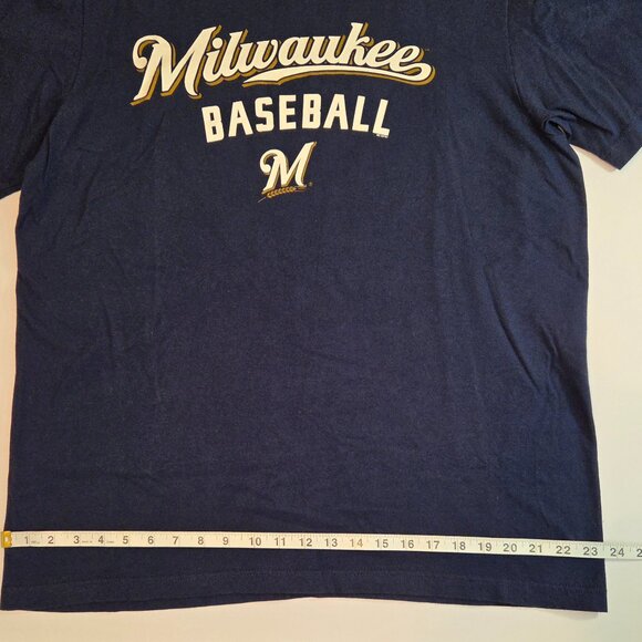 Nike Milwaukee Brewers Baseball T-Shirt – Size XL - Like New - Picture 4 of 5